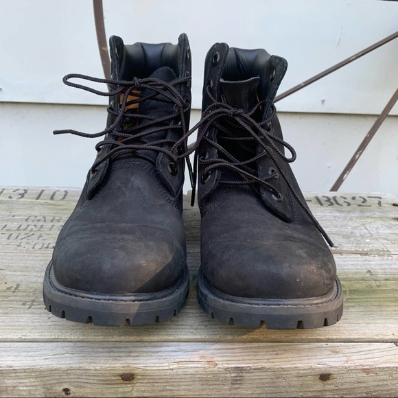 Timberland Black Nubuck 6” Waterproof Boots - Picture 2 of 11